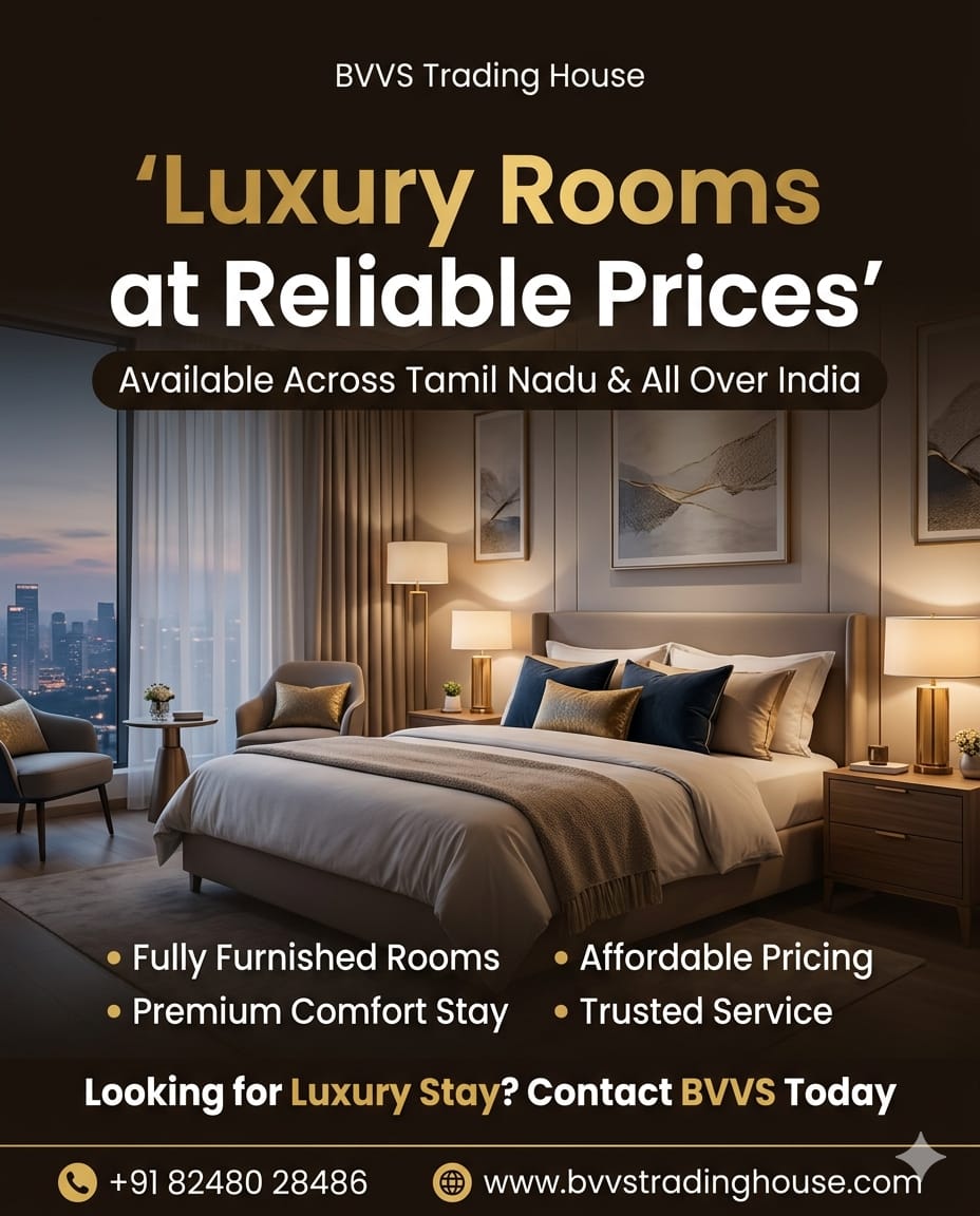 Luxury furnished rooms by BVVS Trading House